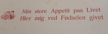 Indlæs billede til gallerivisning Gamle hagesmække fra 1940´erne med skøre tekster