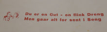 Indlæs billede til gallerivisning Gamle hagesmække fra 1940´erne med skøre tekster