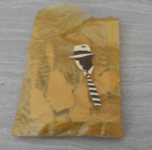 Indlæs billede til gallerivisning Festtegn fra 1940 - 1950´erne med mand med slips