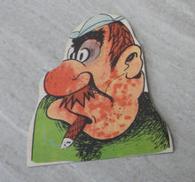 Indlæs billede til gallerivisning Sjove gamle ansigter i karton fra 1940´erne
