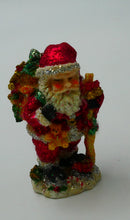 Indlæs billede til gallerivisning Julefigurer med glimmer på
