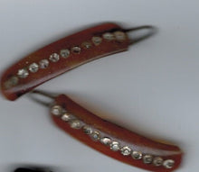 Indlæs billede til gallerivisning Fine gamle hårspænder med pynt på