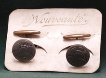 Indlæs billede til gallerivisning Gamle manchet eller skjorte knapper 1940-1960