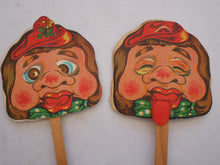 Indlæs billede til gallerivisning Forskellige ansigter fra 1940´erne, der kan blinke med øjnene mm