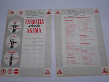 Indlæs billede til gallerivisning Gamle skoleskemaer med og uden reklame