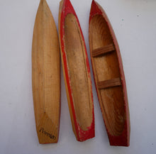 Indlæs billede til gallerivisning Træbåde fra 1940´erne 6 - 23 cm