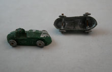 Indlæs billede til gallerivisning Gamle tin racerbiler fra 1930´erne med små hjul (0,6 cm)