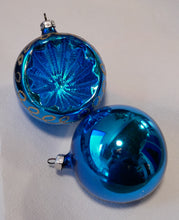 Indlæs billede til gallerivisning Gammel glaskugle reflektorer 4 - 6,5 cm med mønstre