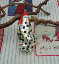 Indlæs billede til gallerivisning Gamle jule glaskugler høns, hane og kyllinger