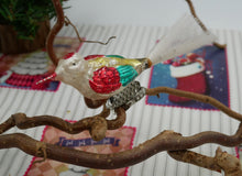 Indlæs billede til gallerivisning Fine gamle fugle glaspynt til juletræ forskellige farver