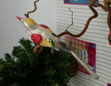 Indlæs billede til gallerivisning Fine gamle fugle glaspynt til juletræ forskellige farver