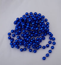 Indlæs billede til gallerivisning Blå julepynt til juletræ mm