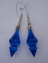 Indlæs billede til gallerivisning Blå julepynt til juletræ mm