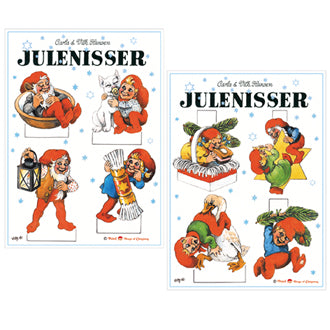 Kravlenisser tegnet af Vilhelm Hansen A4