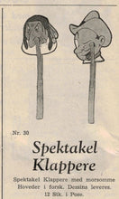 Indlæs billede til gallerivisning Spetakel klappere anno 1940´erne
