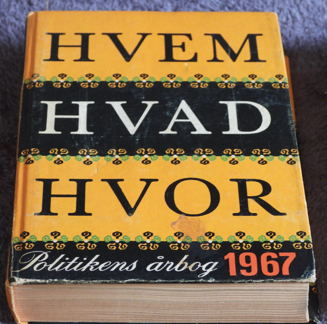 Hvem hvad hvor bøger