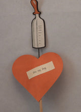 Indlæs billede til gallerivisning Hjerte med sutteflaske og tekst 1940´erne
