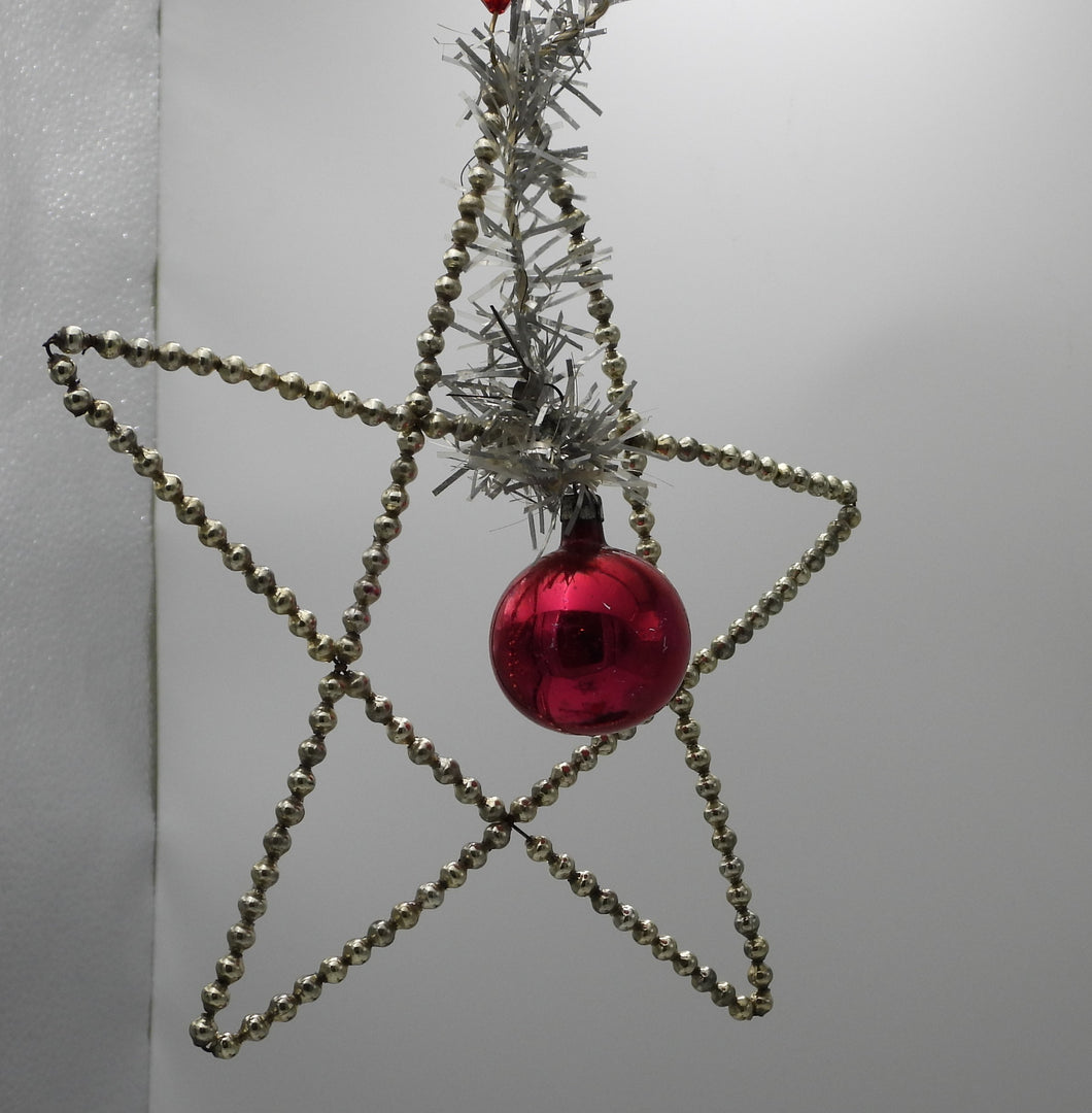 Store stjerner Gablonz glas julepynt