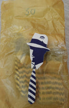 Indlæs billede til gallerivisning Festtegn fra 1940 - 1950´erne med mand med slips
