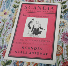 Indlæs billede til gallerivisning Gammel reklame for Scandia Grammofon Naalen
