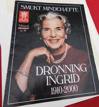 Indlæs billede til gallerivisning Smukt mindehæfte Dronning Ingrid
