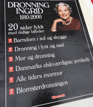 Indlæs billede til gallerivisning Smukt mindehæfte Dronning Ingrid
