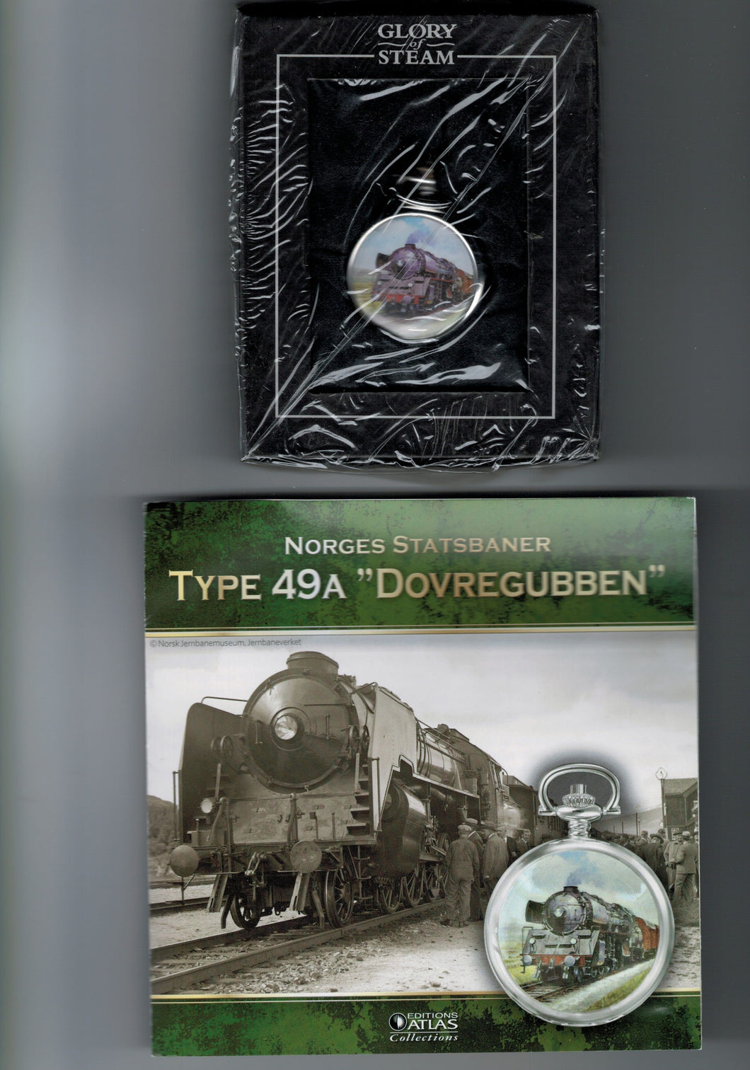 Lommeur med tog Dovregubben