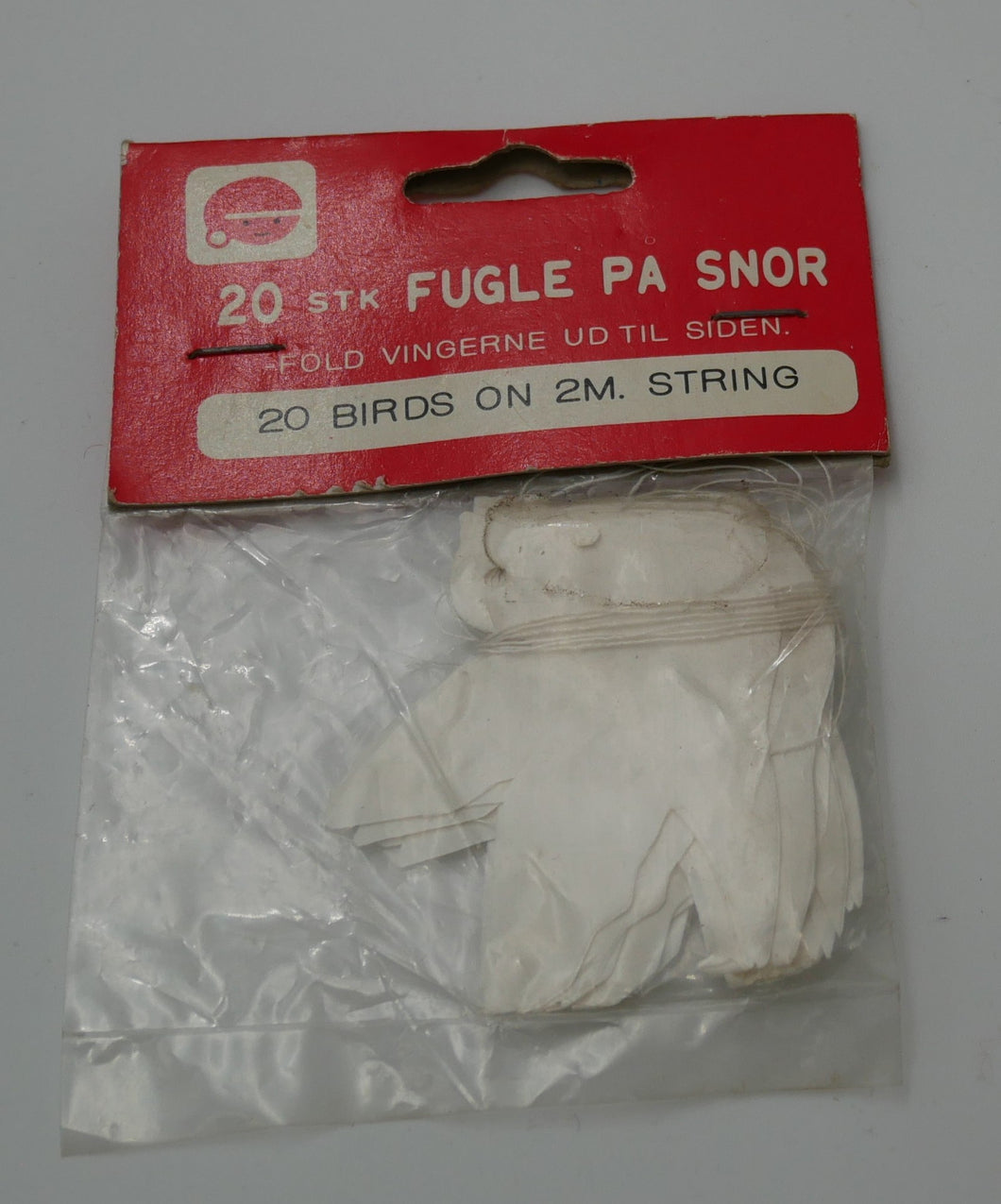 Fugle på snor julepynt