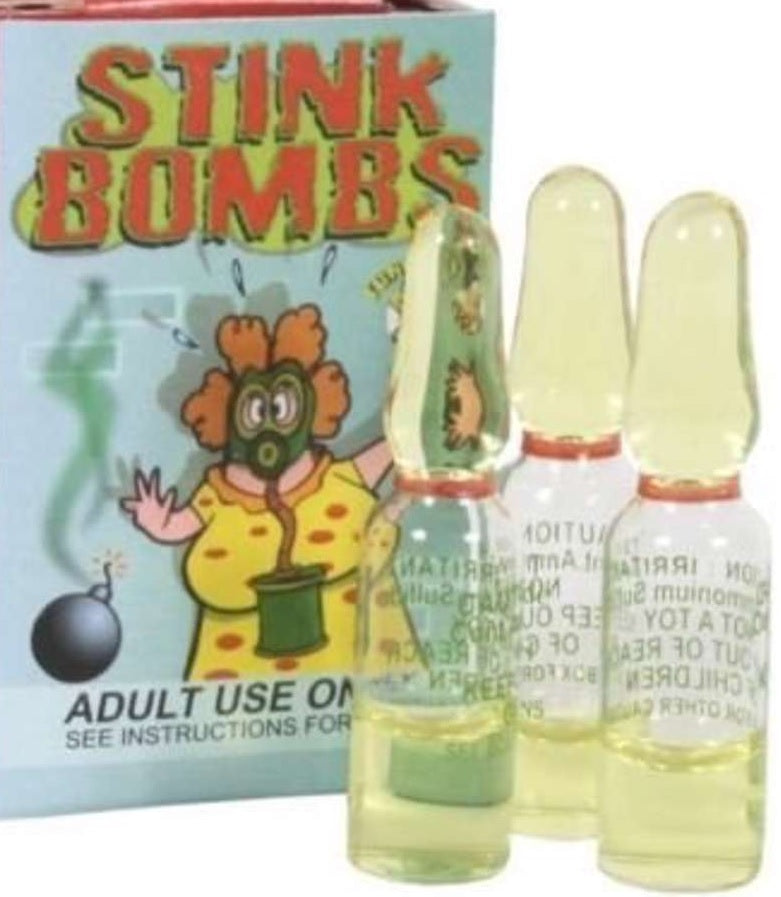Stinkbomber i glasampuller