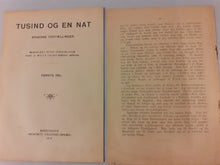 Indlæs billede til gallerivisning Hæfte Tusind og en nat fra 1914
