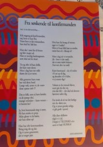 10 stk Festsange konfirmation “Fra søskende til konfirmanden” dreng