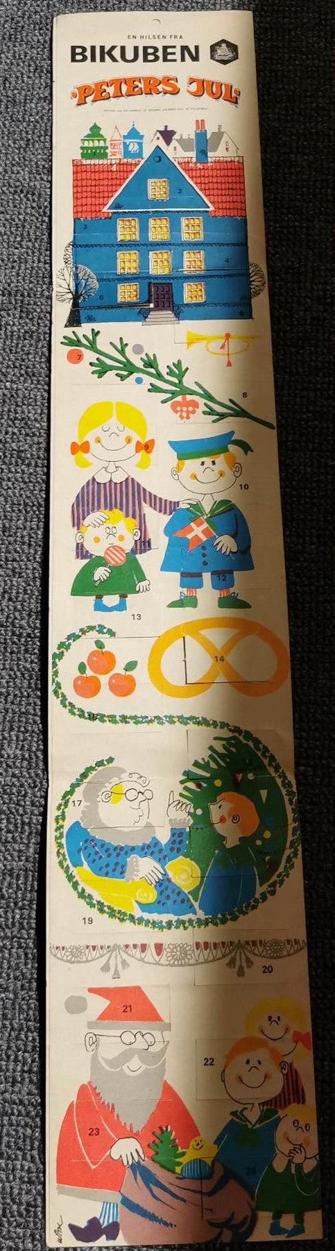 Gammel julekalender fra Bikuben 