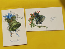 Indlæs billede til gallerivisning Gamle julekort med klokker
