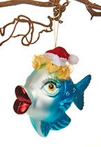 Glaspynt til juletræ Fisk