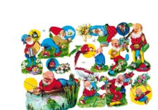 Glansbillede med med eventyr nr 7117