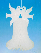 Indlæs billede til gallerivisning Hvide bryllupsklokker med duer
