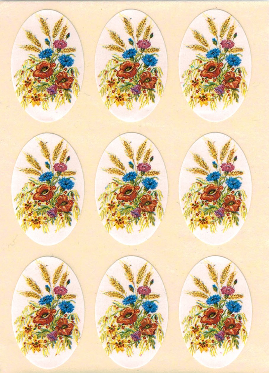 Oblater med blomster buket