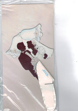 Indlæs billede til gallerivisning Brudepar silhouette i væv
