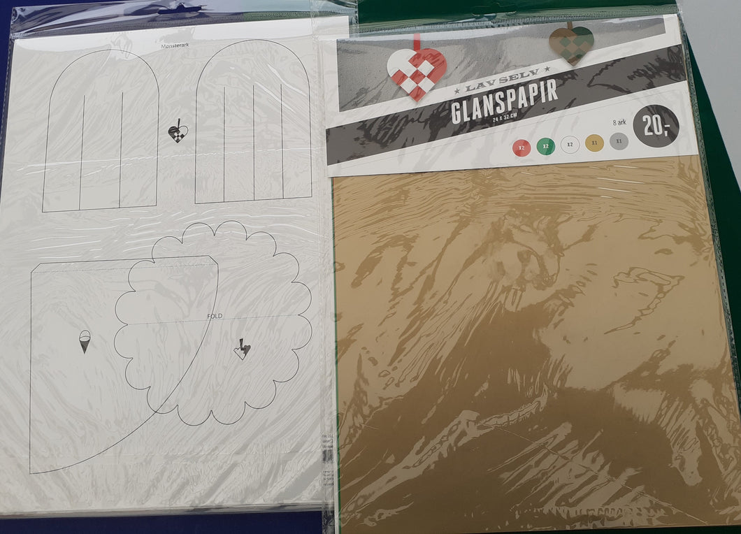8 ark glanspapir