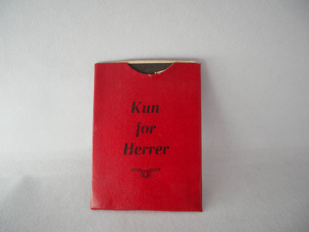 Sodkort kun for herre eller ?