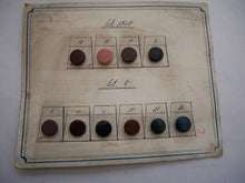 Indlæs billede til gallerivisning Gamle knapper forskellige farver vareprøver
