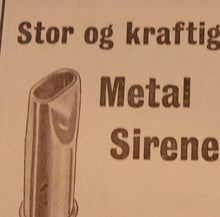 Indlæs billede til gallerivisning Gamle sirene fløjter

