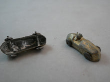 Indlæs billede til gallerivisning Gamle tin racerbiler fra 1930´erne med små hjul (0,6 cm)
