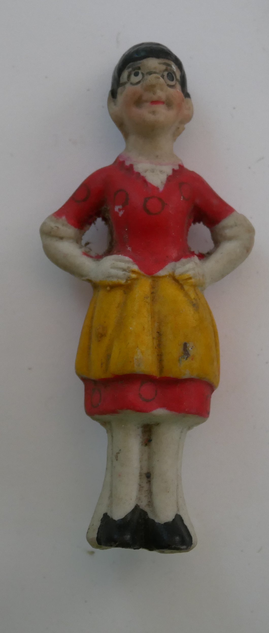 Dukker i porcelæn eller ler som er malet