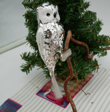 Indlæs billede til gallerivisning Fugle glaspynt til juletræ undulat eller ugle
