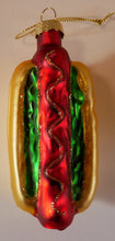 Indlæs billede til gallerivisning Glaspynt hotdog, burger, pizza eller pomfritter
