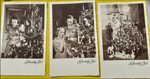Indlæs billede til gallerivisning 7 fine gamle julekort med juletræ
