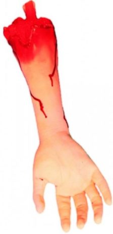 Halloween afrevet hånd/arm