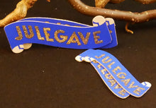 Indlæs billede til gallerivisning Pap med glimmer "Julegave"
