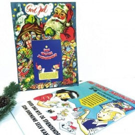 Bramming Julekalender med blok 24 datoblade
